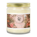 Hand Poured 9oz Pink Grapefruit  Amber Jar Candle - Made in the USA