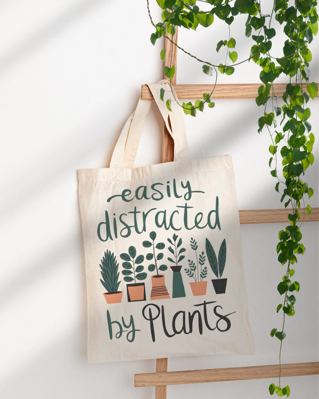 Easily Distracted by Plants Tote