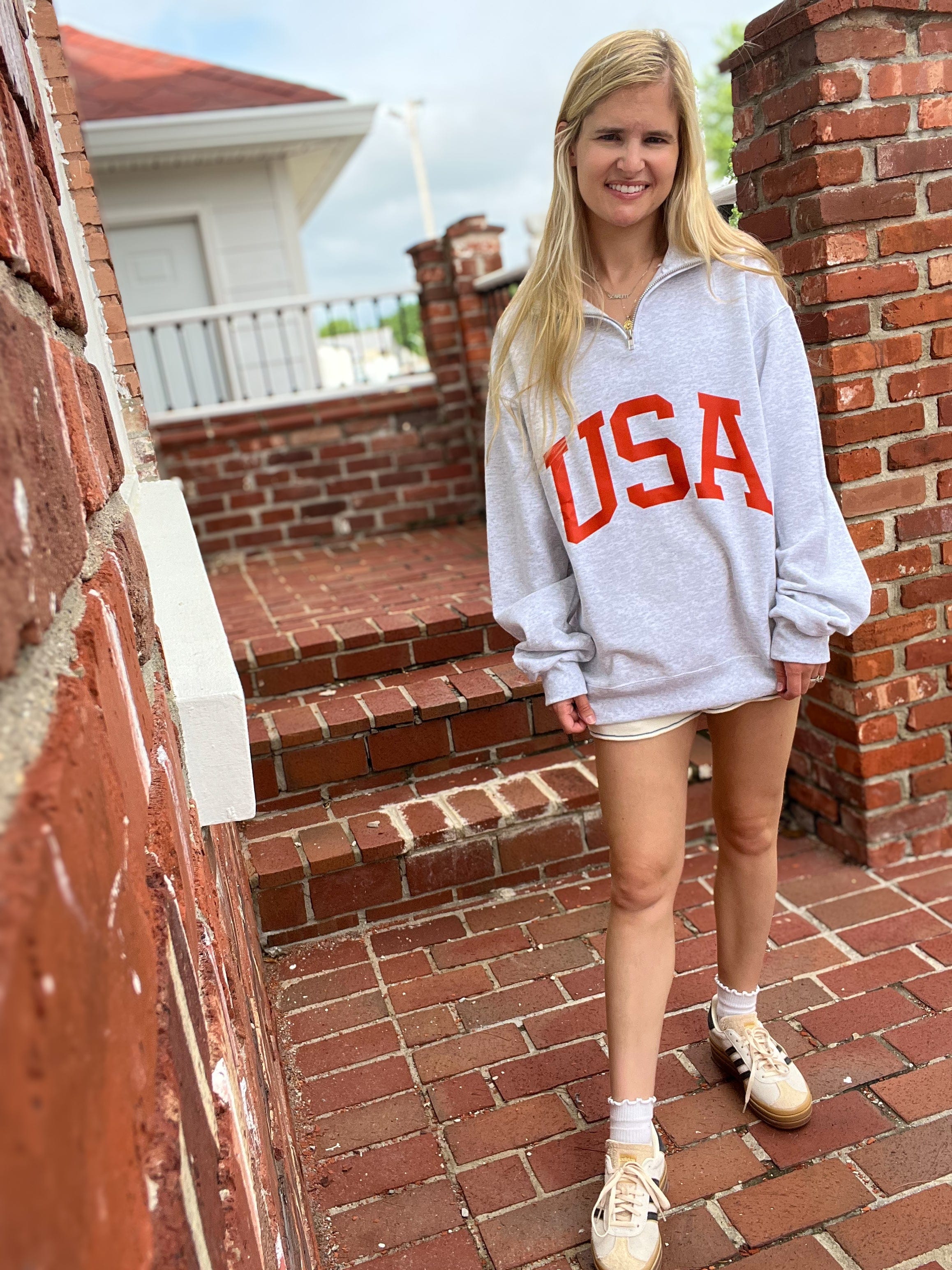 Big Red USA 1/4 Zip