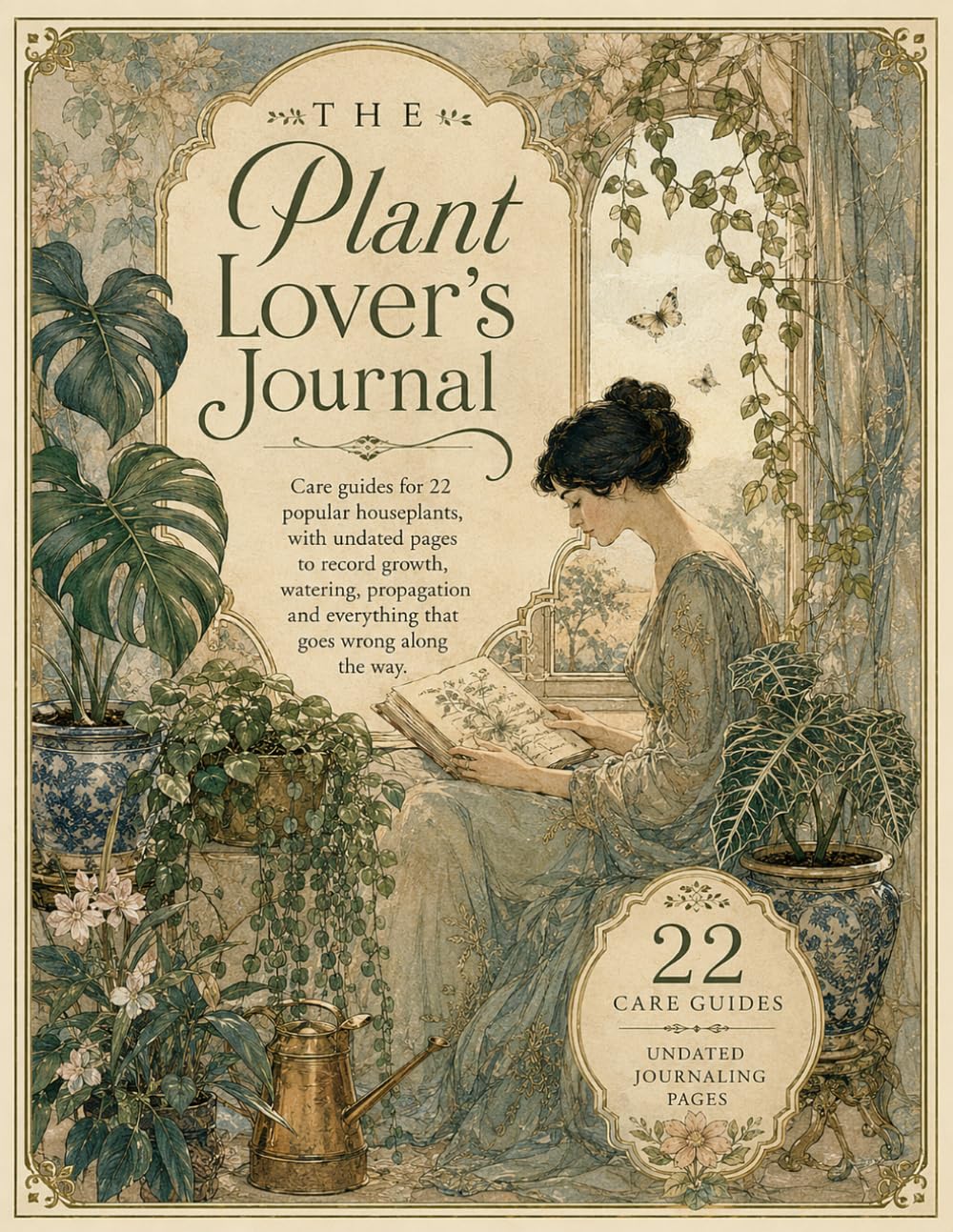 The Plant Lover's Journal: Care guides for 22 popular houseplants, with undated pages to record growth, watering, propagation and everything that goes wrong along the way.