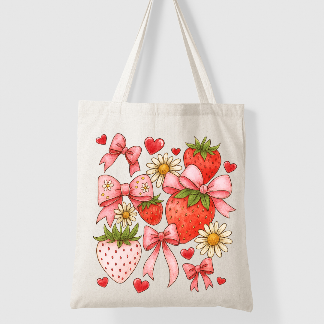 Strawberry Bow Tote