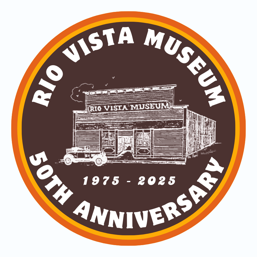 Brown Rio Vista Museum 50th Anniversary Sticker