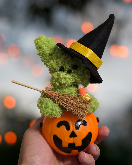 Halloween Cat with Witch Hat Cute Critter